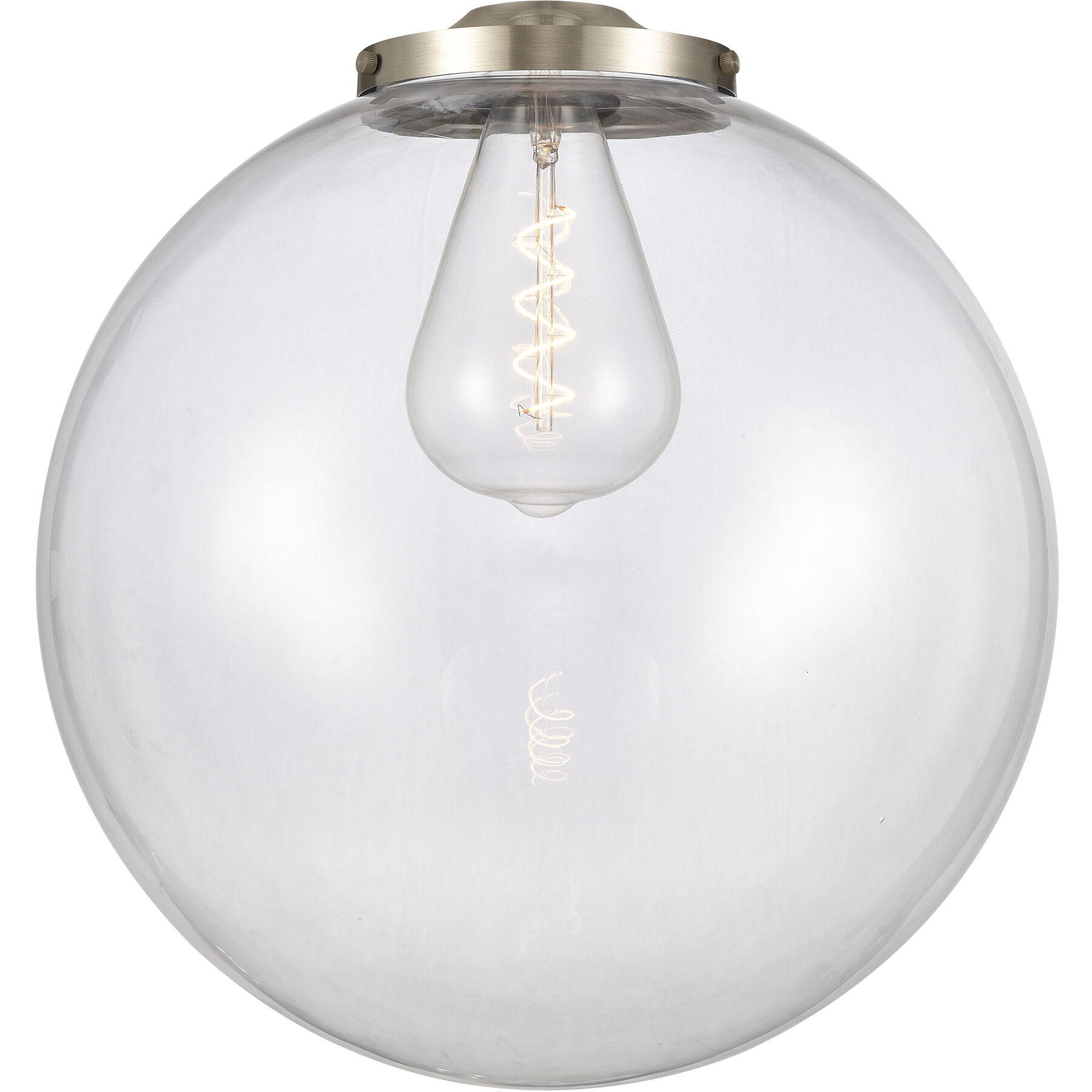 Franklin Restoration Beacon 1 Light 18 inch Black Antique Brass Pendant Ceiling Light in Incandescent, Clear